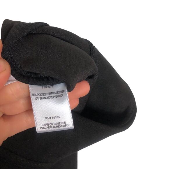 Andrew Marc Black Leggings Faux Suede Women's Size Medium - Picture 6 of 6